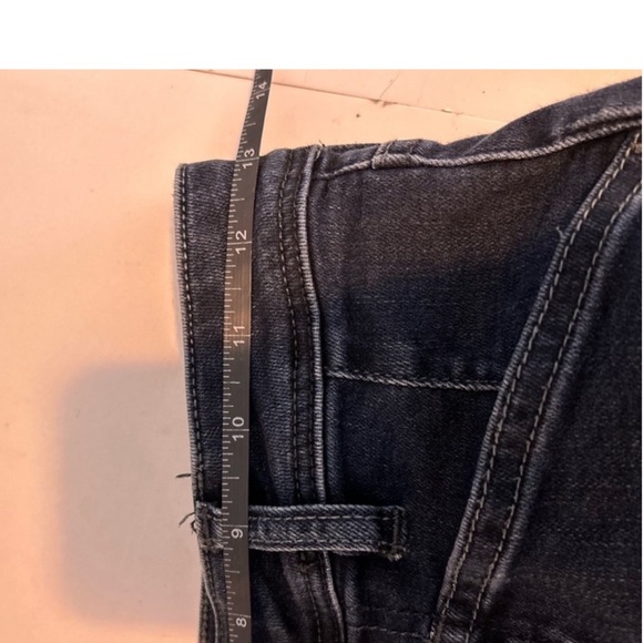 Free People Ivy Jeans Skinny Released Hem 9” Rise Navy 26 - Picture 9 of 11